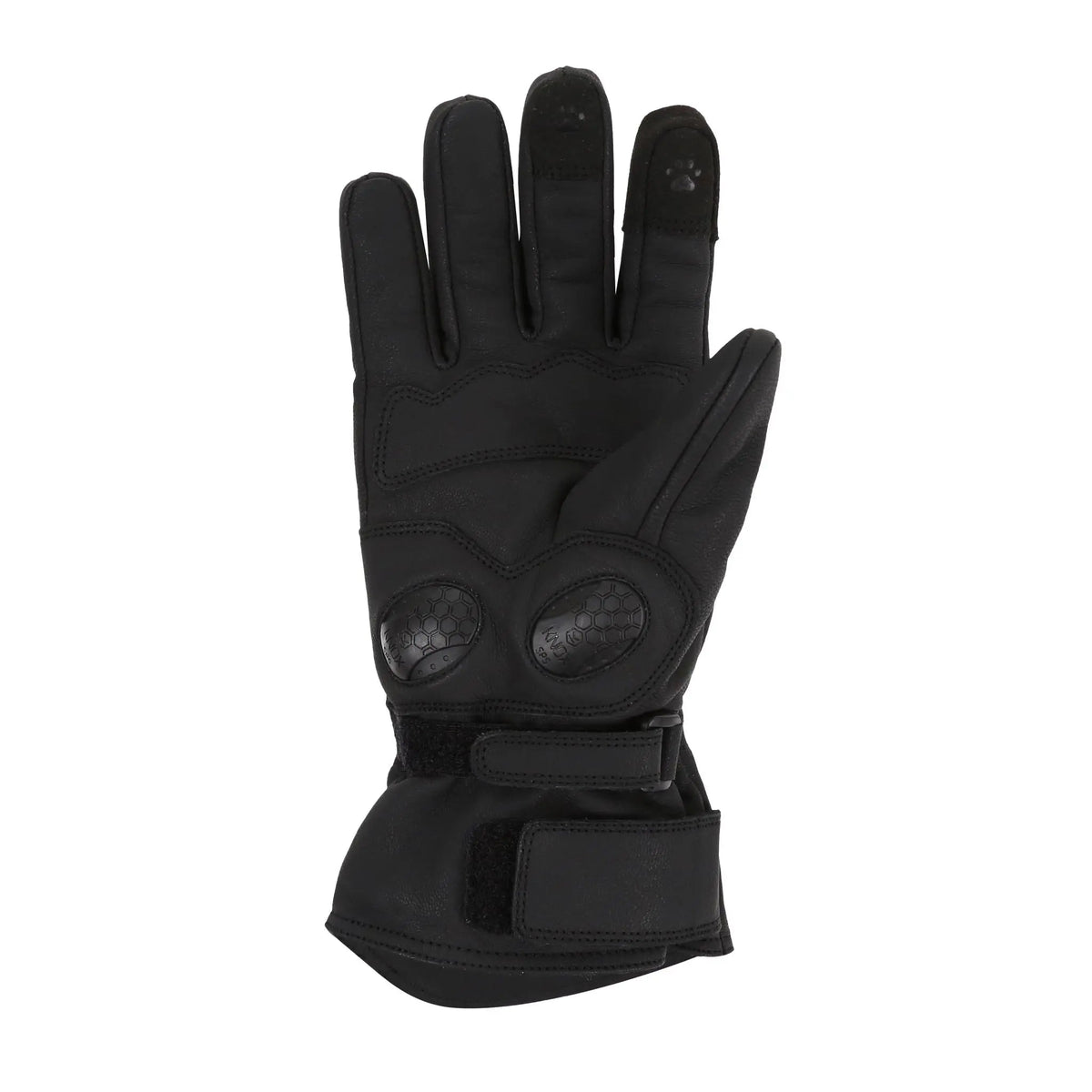 MotoGirl Nandi Ladies Leather Gloves Black