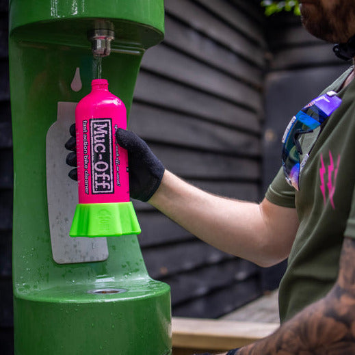 Muc-Off Punk Powder Motorcycle Cleaner Pack of 4 & Bottle For Life Bundle