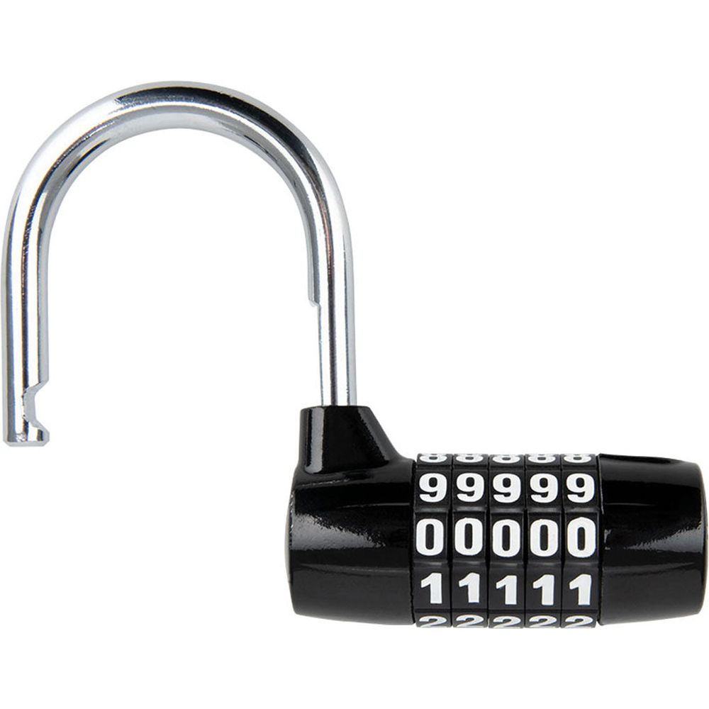 Oxford 5-digit combination Padlock Black