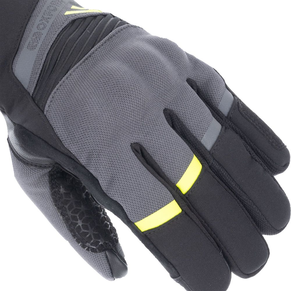 Oxford Dakar 1.0 Dry2Dry Textile Gloves Charcoal / Yellow