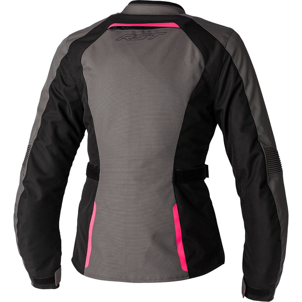 RST Ava CE Ladies Textile Jacket Grey / Black / Neon Pink