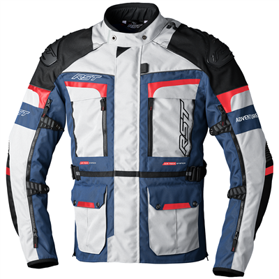 RST Pro Series Adventure-X CE Textile Jacket Silver / Blue / Red