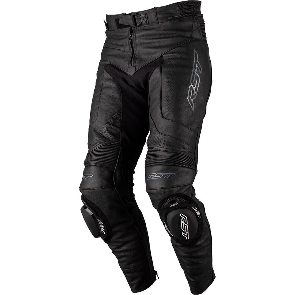 RST S1 CE Ladies Leather Trousers Black / Black