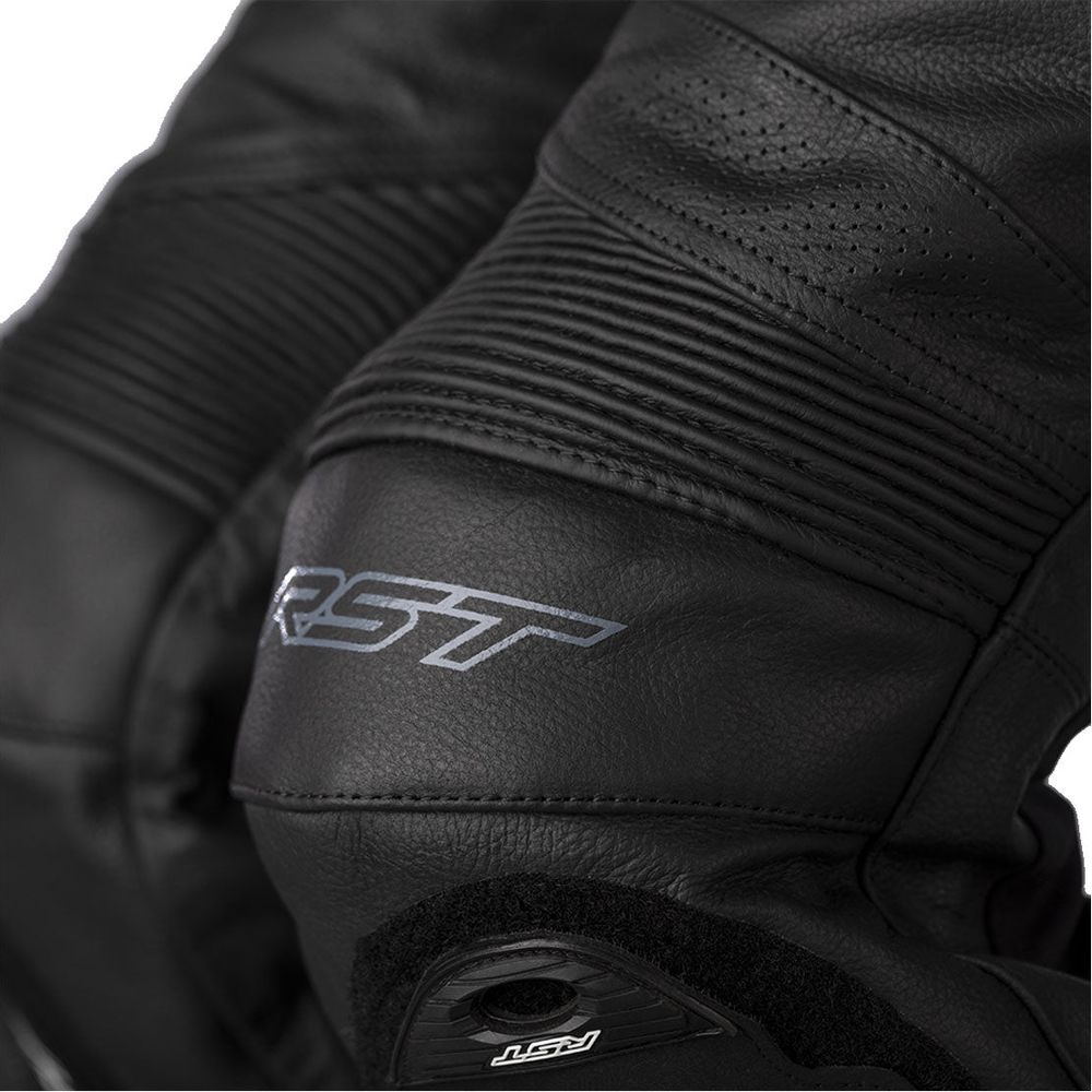 RST S1 CE Leather Trousers Black / Black