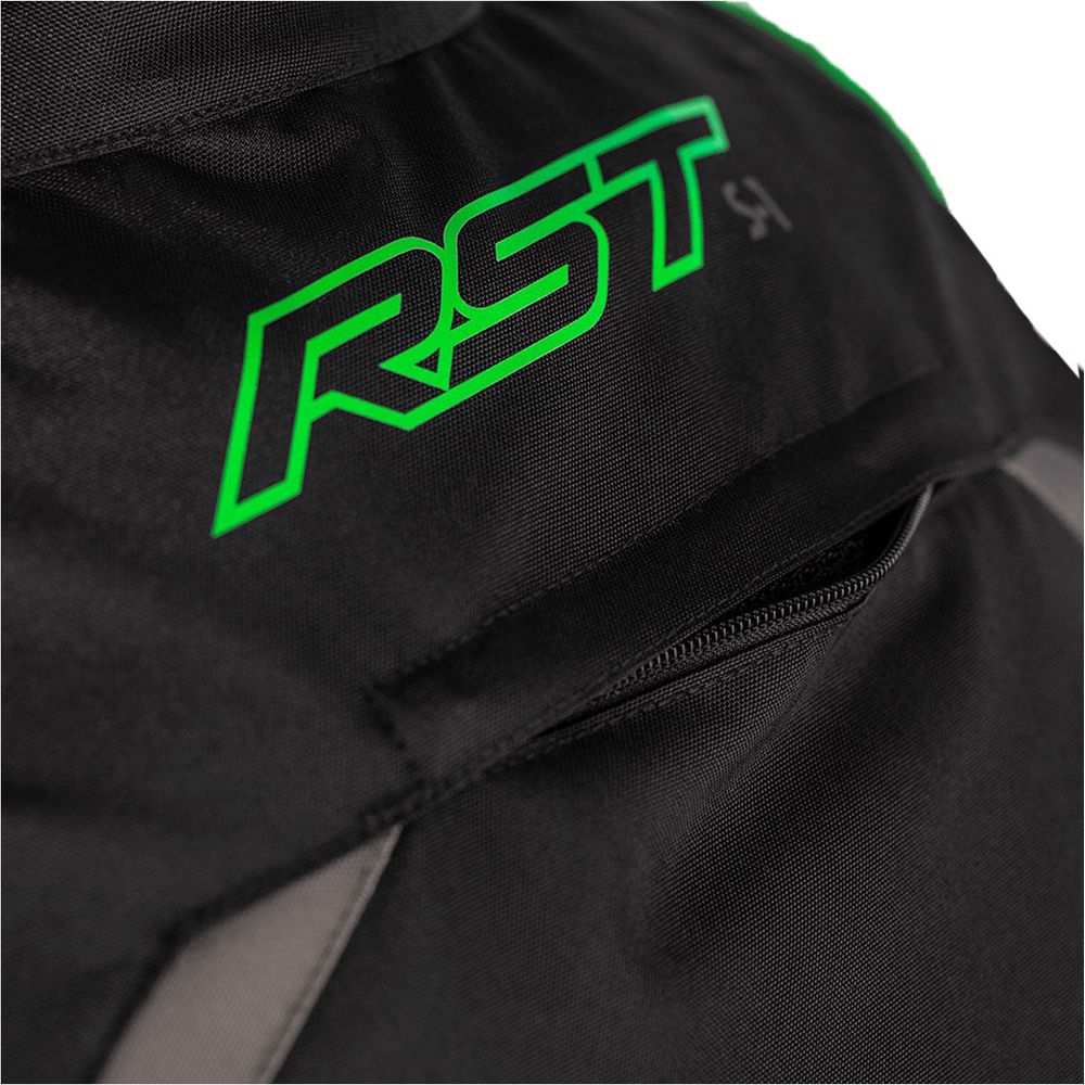 RST S1 CE Textile Jacket Black / Grey / Neon Green