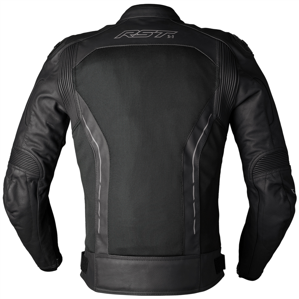 RST S1 Mesh CE Leather Jacket Black / Black