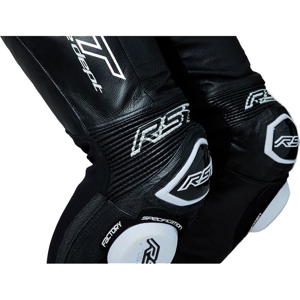 RST V4.1 Evo Kangaroo Airbag One Piece Leather Suit Black / Black