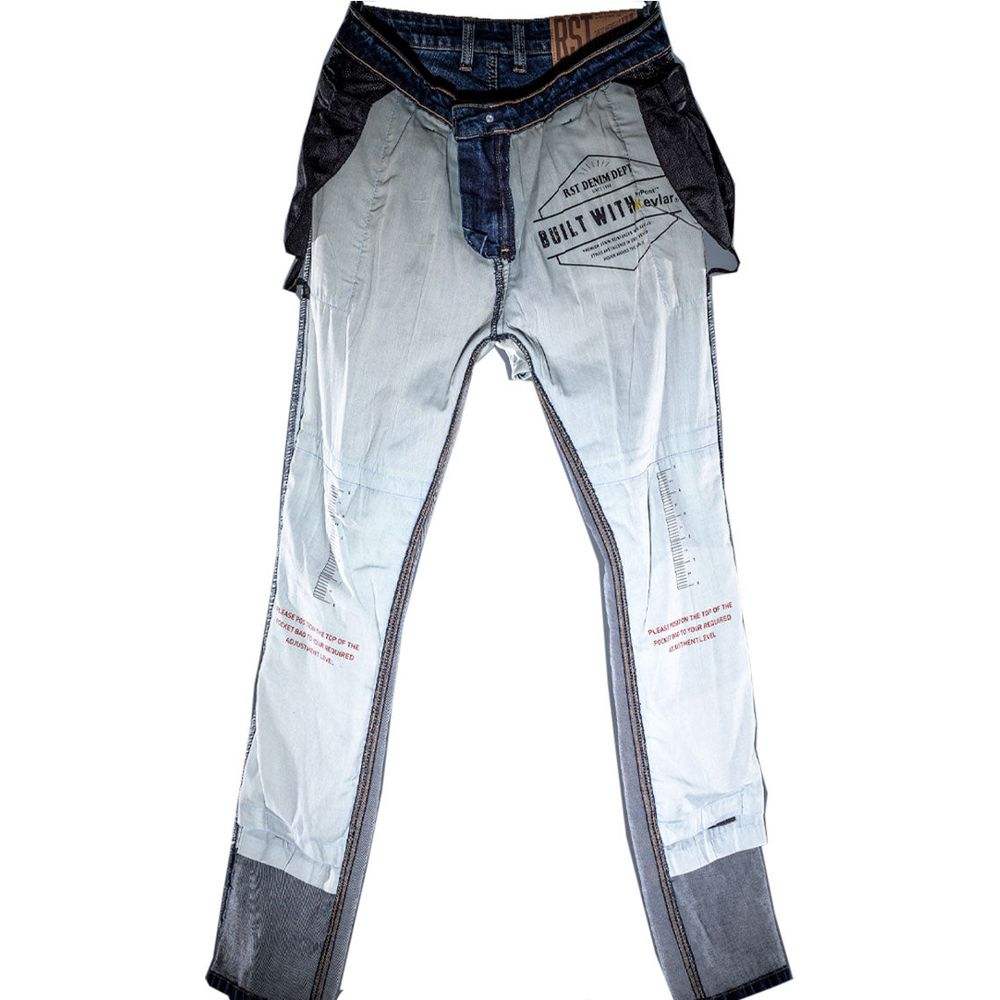 RST X Kevlar Single Layer CE Jeans Industrial Blue