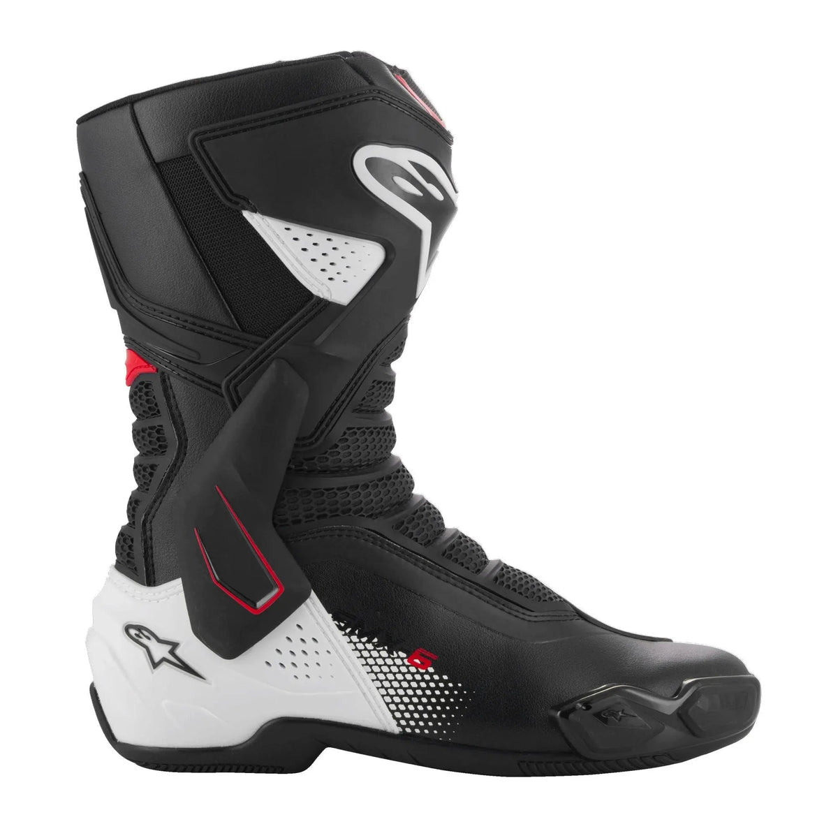 Alpinestars SMX-6 V3 Boots Black / White / Red Graphic