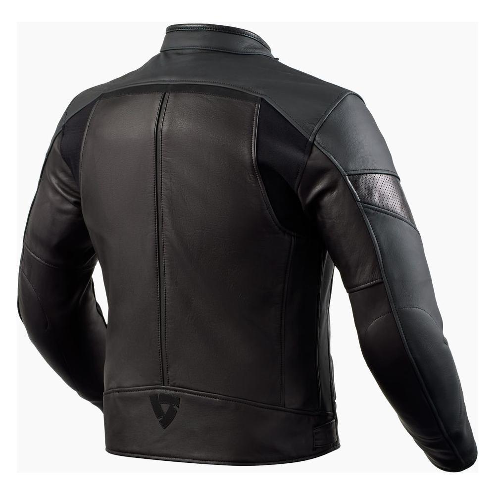Revit Mile Leather Jacket Black