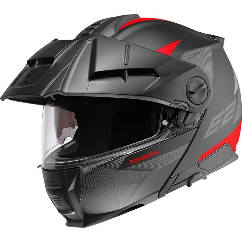Schuberth E2 Defender Red / Black
