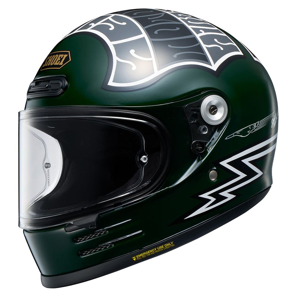 Shoei Glamster 06 Heiwa Motorcycles TC4 Green