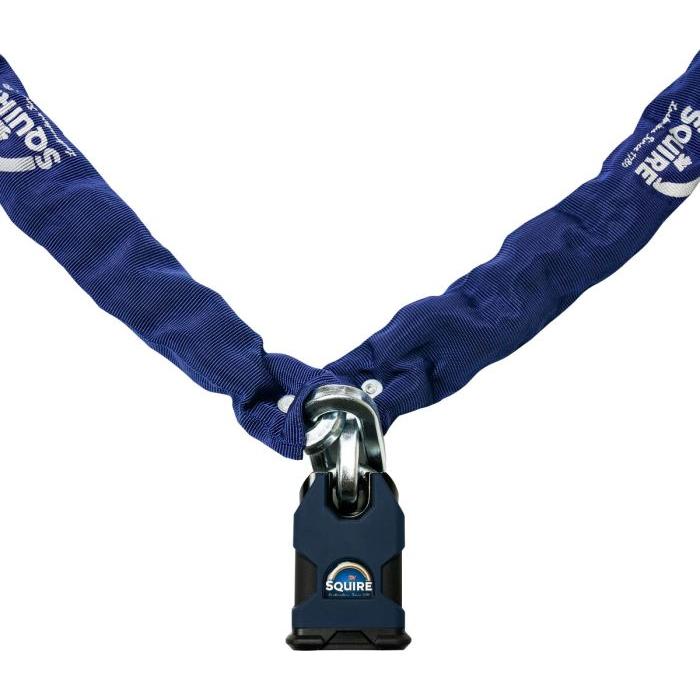 Squire Immense XL 50mm Padlock 2 Metre Chain Black