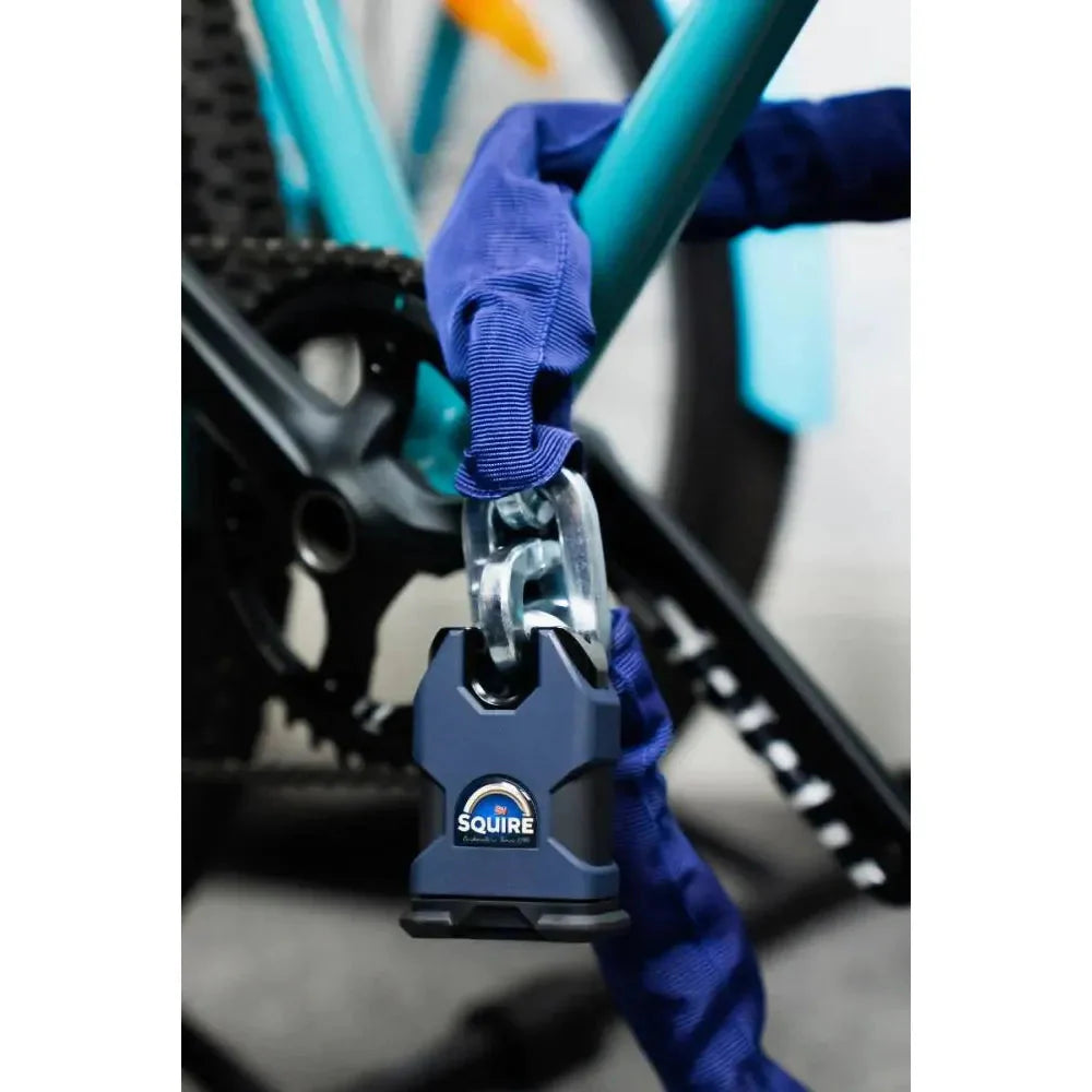 Squire Immense XL 50mm Padlock 2 Metre Chain Black