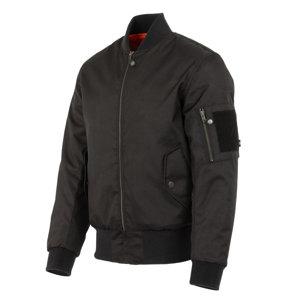 Spada Airforce MA1 CE Waterproof Bomber Textile Jacket Black