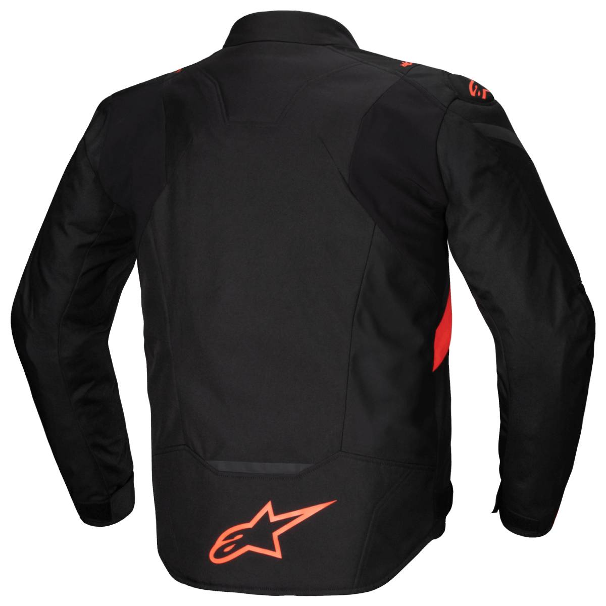 Alpinestars T Jaws V4 Waterproof Textile Jacket Black / Fluo Red