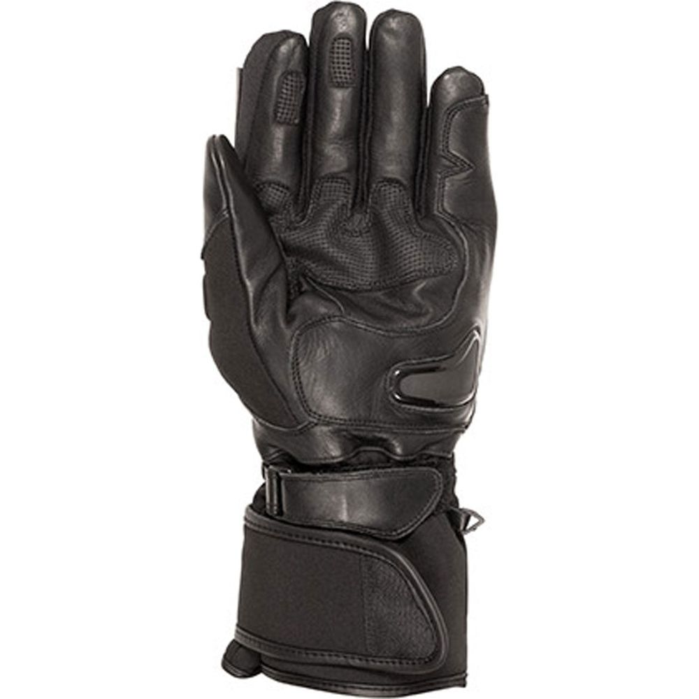 Duchinni Yukon 2.0 Leather / Textile Gloves Black FREE 1 YEAR Returns, FREE UK Delivery | ThrottleChimp