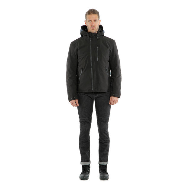 Dainese Mayfair D-Dry Hooded Textile Jacket Ebony / Black