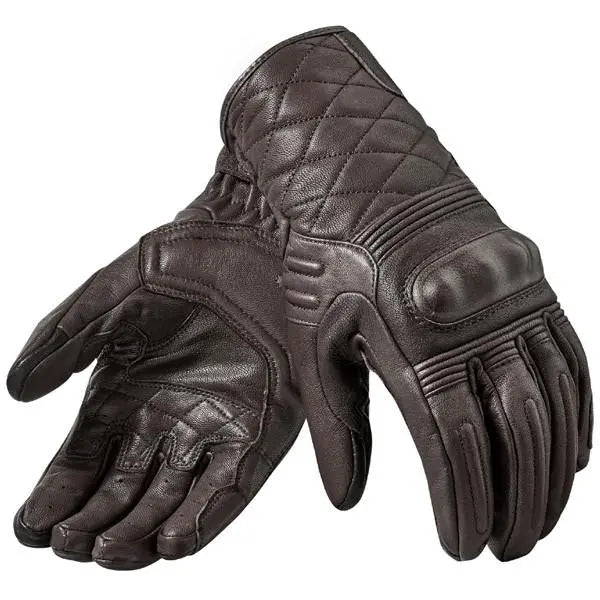 Revit Monster 2 Leather Gloves Dark Brown