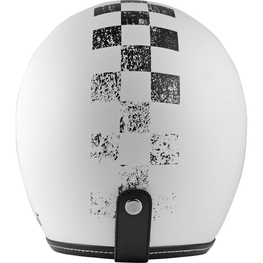 Origine Primo ECE 22.05 Open Face Helmet Scacco White FREE 1 YEAR Returns, FREE UK Delivery | ThrottleChimp