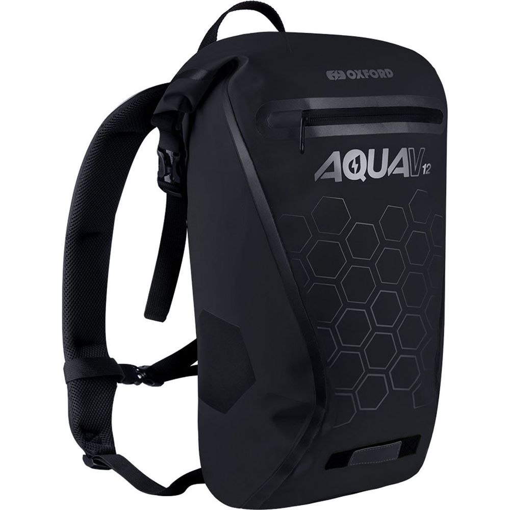 Oxford Aqua V12 Waterproof Backpack Black - 12 Litres FREE 1 YEAR Returns, FREE UK Delivery | ThrottleChimp