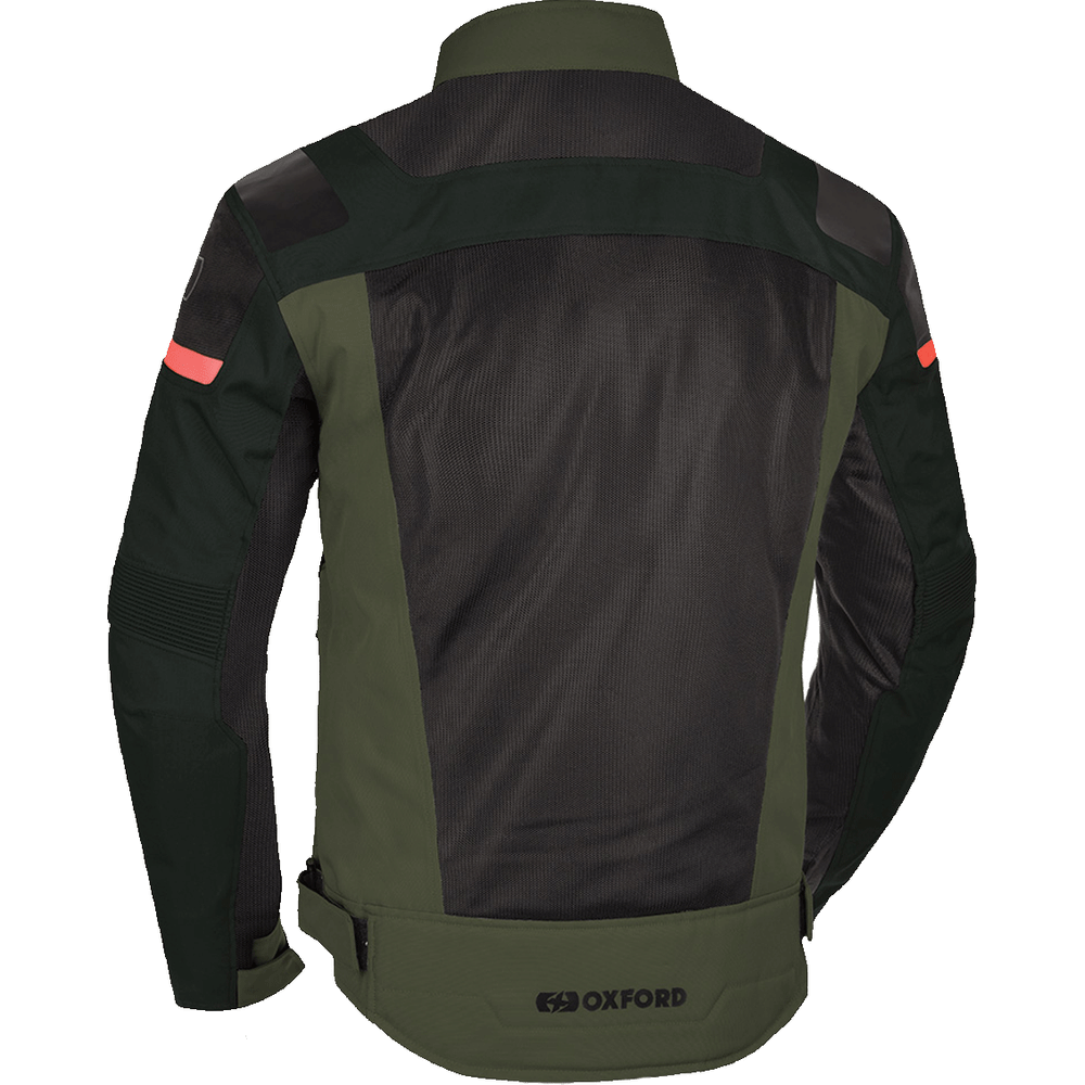 Oxford Dakar Dry2Dry Air Textile Jacket Green FREE 1 YEAR Returns, FREE UK Delivery | ThrottleChimp
