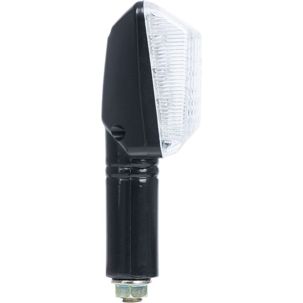 Oxford Long Stem Rectangle Indicator Black With Clear Lens FREE 1 YEAR Returns, FREE UK Delivery | ThrottleChimp