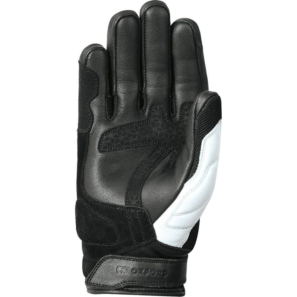 Oxford RP-6S Leather Gloves Black / Red / White FREE 1 YEAR Returns, FREE UK Delivery | ThrottleChimp