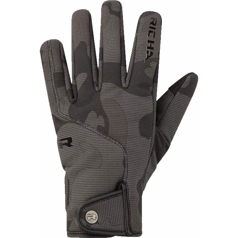 Richa Scoot Softshell Summer Textile Gloves Army Camo