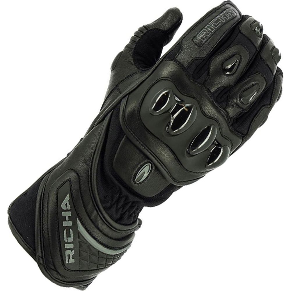 Richa Warrior Evo Leather Gloves Black