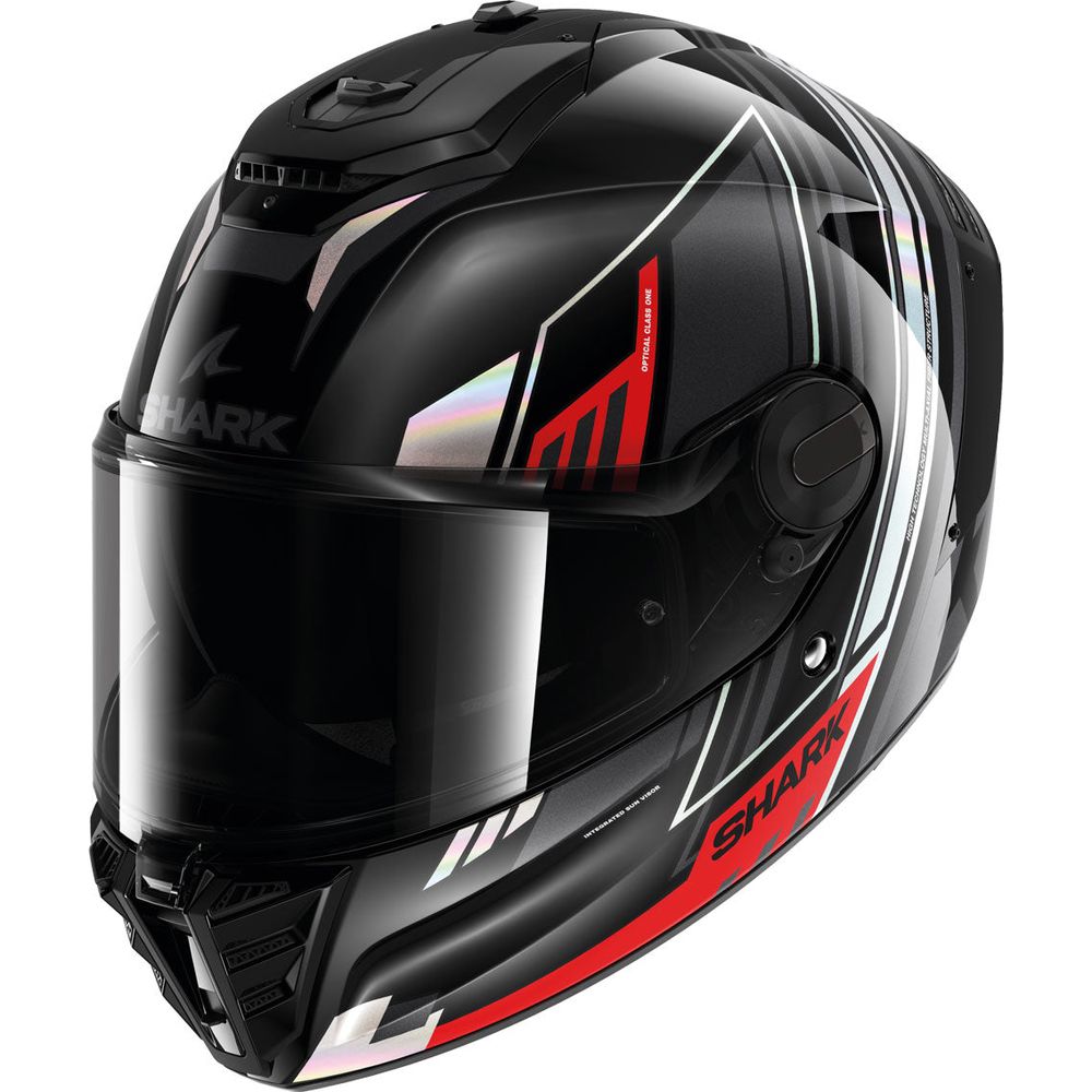 Shark Spartan RS Byhron Black / Chrome / Red