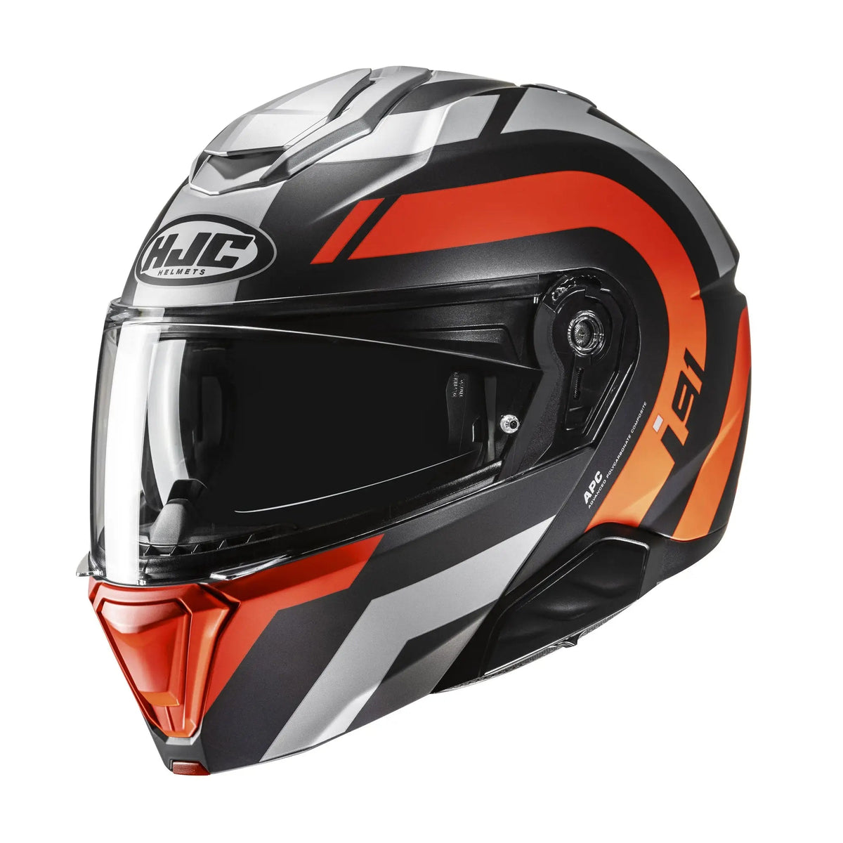 HJC i91 Arven MC6HSF Orange