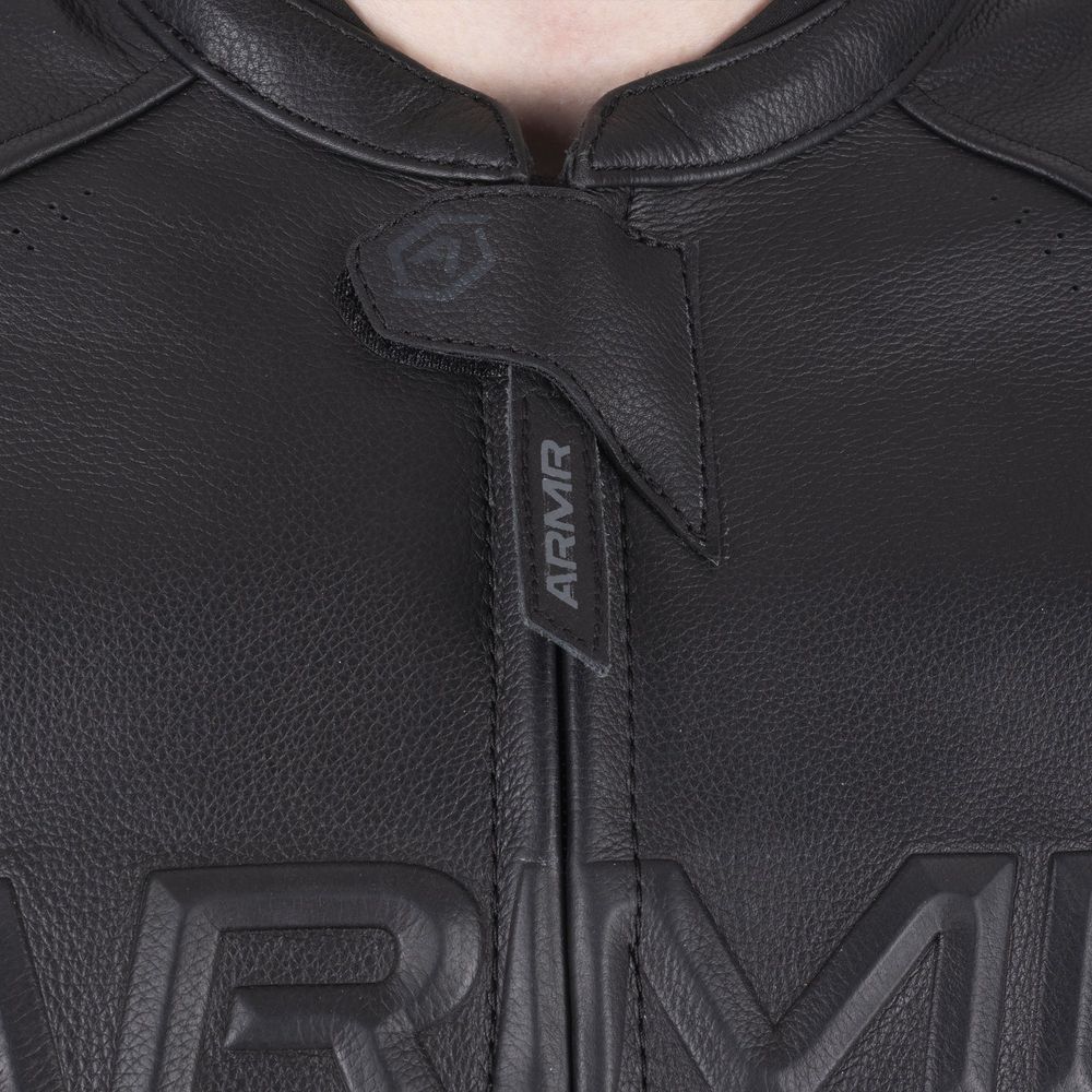 ARMR Raiden 3.0 Leather Jacket Black / Red FREE 1 YEAR Returns, FREE UK Delivery | ThrottleChimp