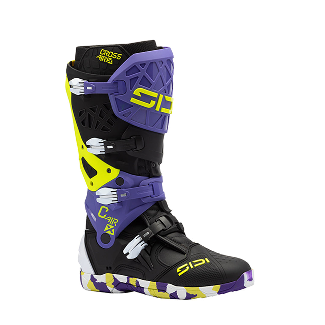 Sidi Crossair X CE Boots Black / Violet FREE 1 YEAR Returns, FREE UK Delivery | ThrottleChimp