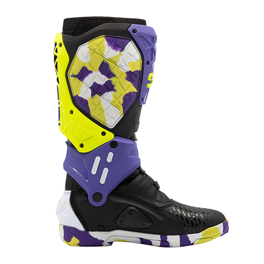 Sidi Crossair X CE Boots Black / Violet FREE 1 YEAR Returns, FREE UK Delivery | ThrottleChimp