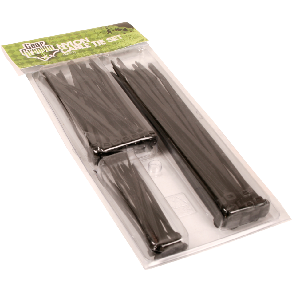 Gear Gremlin Cable Ties - Pack Of 75 Pieces FREE 1 YEAR Returns, FREE UK Delivery | ThrottleChimp