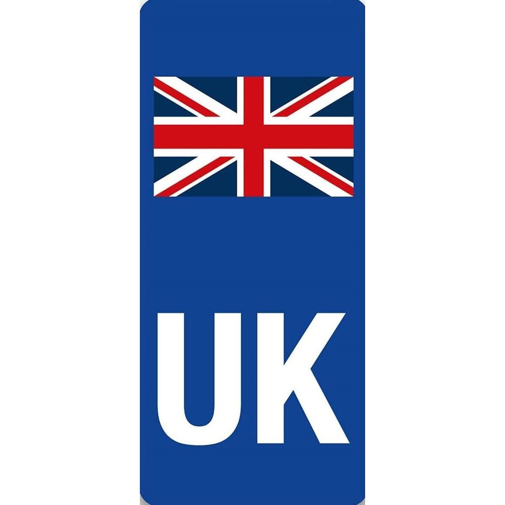 Gear Gremlin UK Number Plate Sticker - Pack Of 2 FREE 1 YEAR Returns, FREE UK Delivery | ThrottleChimp