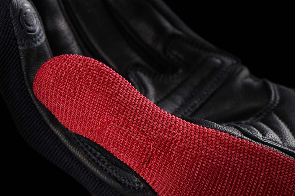Furygan Jet D3O Ladies Textile Gloves Burgundy / Black FREE 1 YEAR Returns, FREE UK Delivery | ThrottleChimp