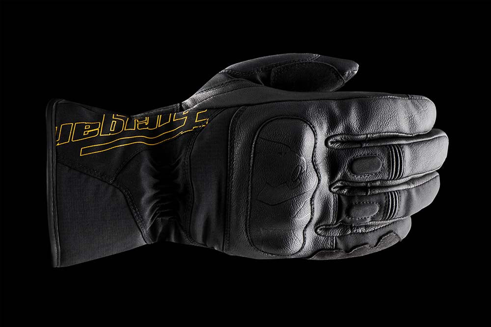 Furygan Oslo D3O Primaloft Ladies Leather Gloves Black / Gold FREE 1 YEAR Returns, FREE UK Delivery | ThrottleChimp