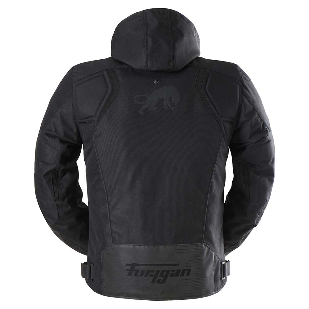 Furygan Shard HV Textile Jacket Black / Reflective Grey FREE 1 YEAR Returns, FREE UK Delivery | ThrottleChimp