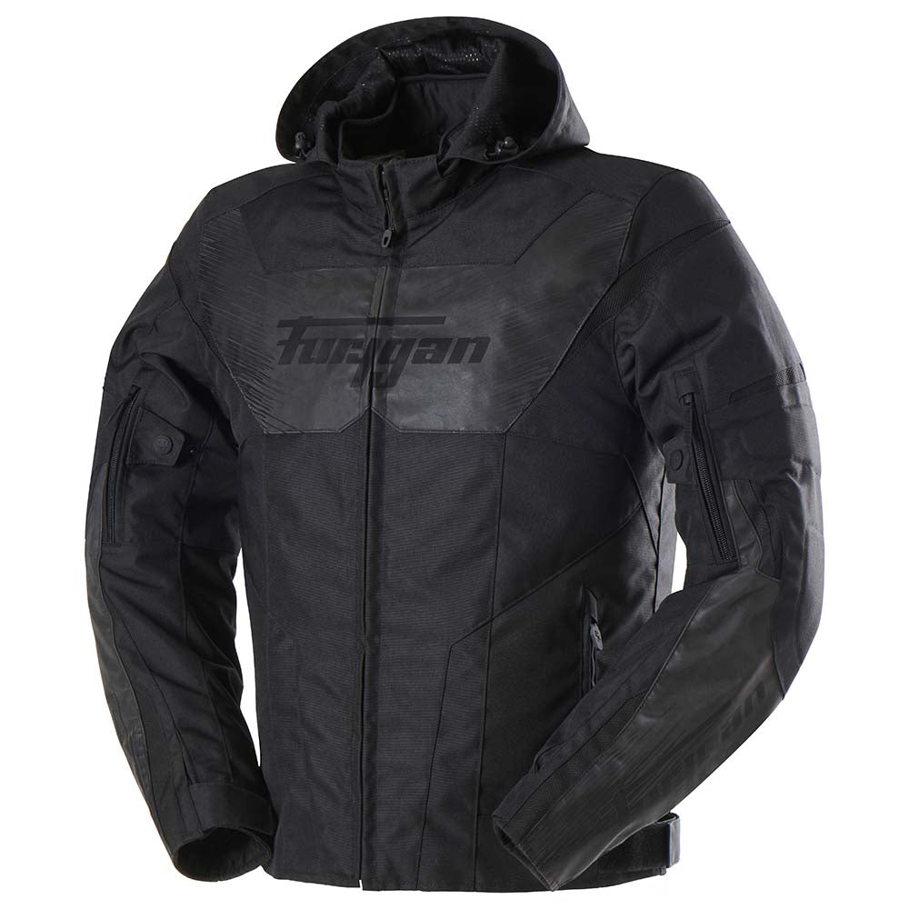 Furygan Shard HV Textile Jacket Black / Reflective Grey FREE 1 YEAR Returns, FREE UK Delivery | ThrottleChimp