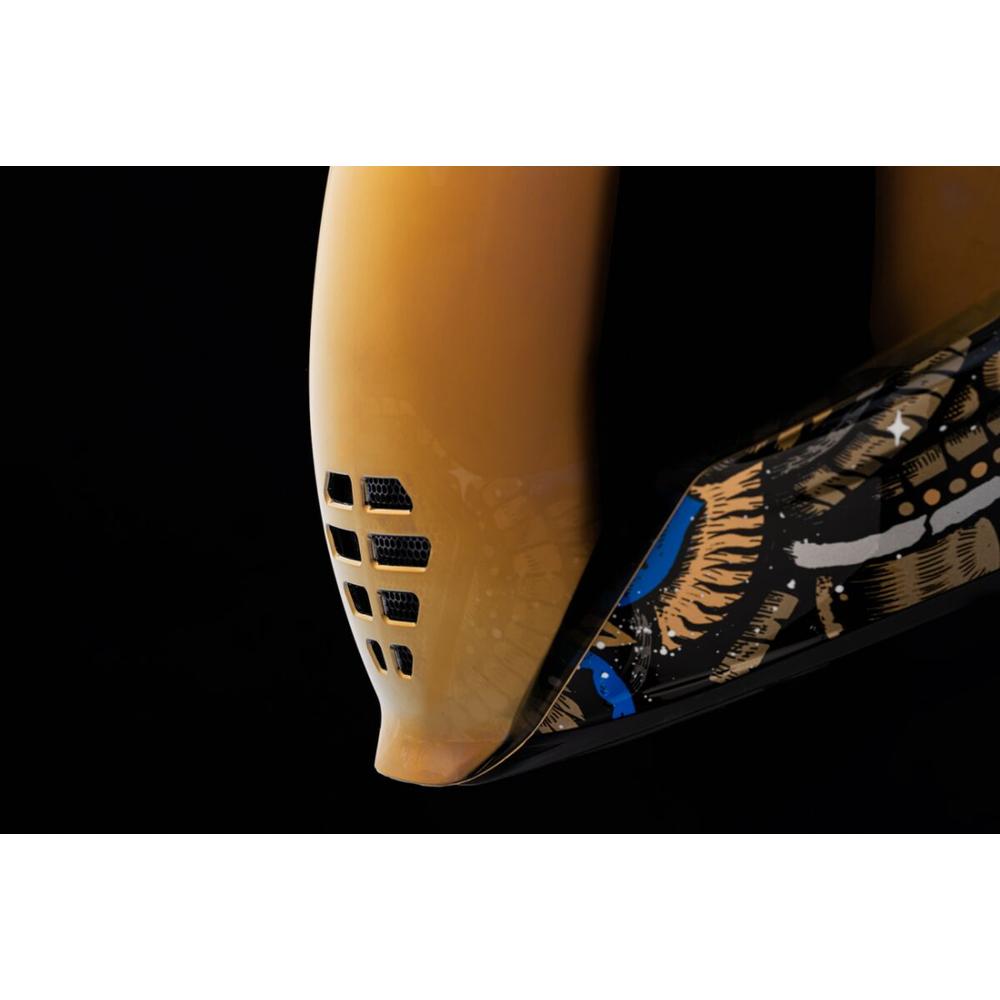 Icon Airflite Daytripper Full Face Helmet Gold FREE 1 YEAR Returns, FREE UK Delivery | ThrottleChimp