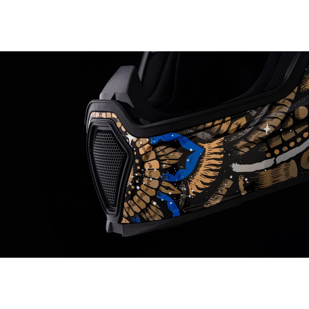 Icon Airflite Daytripper Full Face Helmet Gold FREE 1 YEAR Returns, FREE UK Delivery | ThrottleChimp