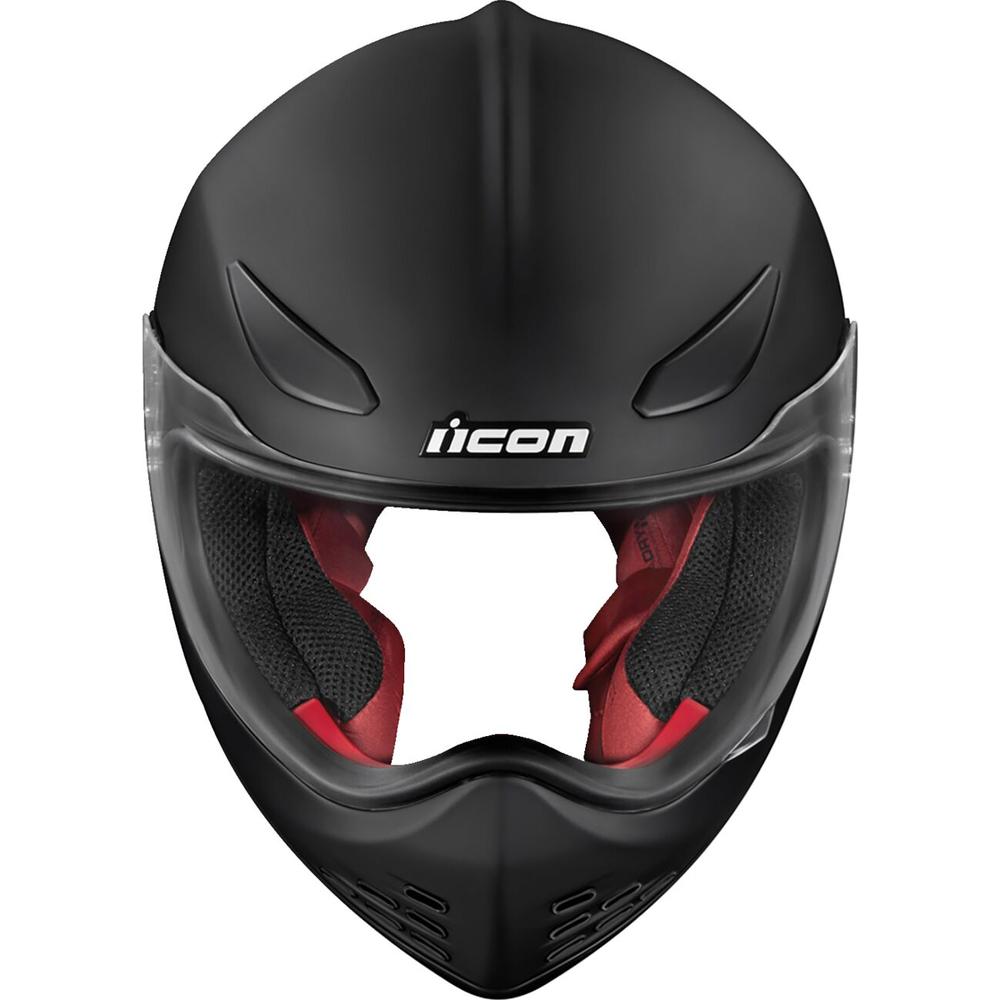 Icon Domain Rubatone Full Face Helmet Matt Black FREE 1 YEAR Returns, FREE UK Delivery | ThrottleChimp