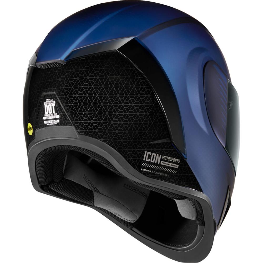 Icon Airform Counterstrike MIPS Full Face Helmet Blue FREE 1 YEAR Returns, FREE UK Delivery | ThrottleChimp