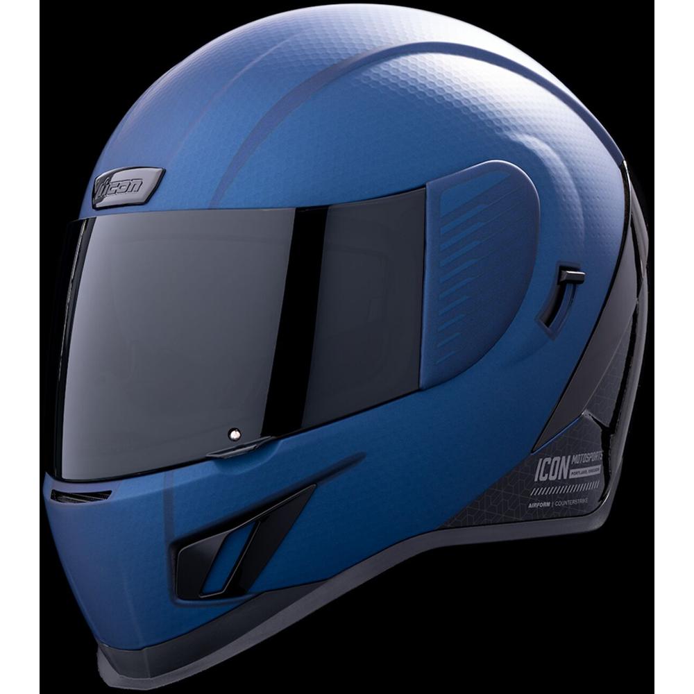 Icon Airform Counterstrike MIPS Full Face Helmet Blue FREE 1 YEAR Returns, FREE UK Delivery | ThrottleChimp