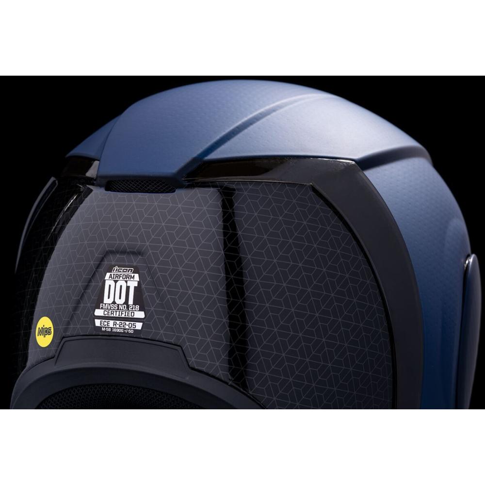 Icon Airform Counterstrike MIPS Full Face Helmet Blue FREE 1 YEAR Returns, FREE UK Delivery | ThrottleChimp