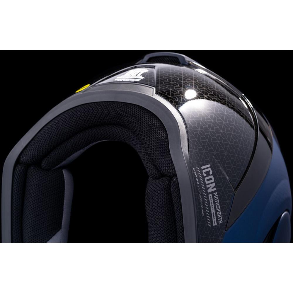 Icon Airform Counterstrike MIPS Full Face Helmet Blue FREE 1 YEAR Returns, FREE UK Delivery | ThrottleChimp