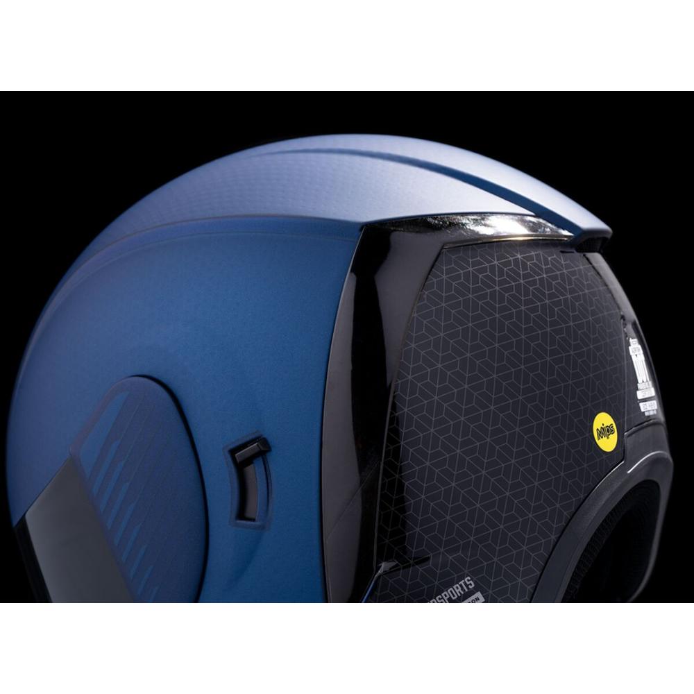 Icon Airform Counterstrike MIPS Full Face Helmet Blue FREE 1 YEAR Returns, FREE UK Delivery | ThrottleChimp