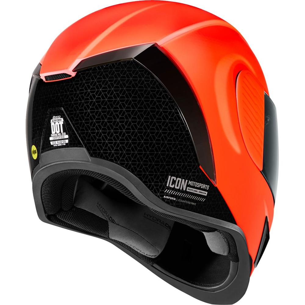 Icon Airform Counterstrike MIPS Full Face Helmet Red FREE 1 YEAR Returns, FREE UK Delivery | ThrottleChimp